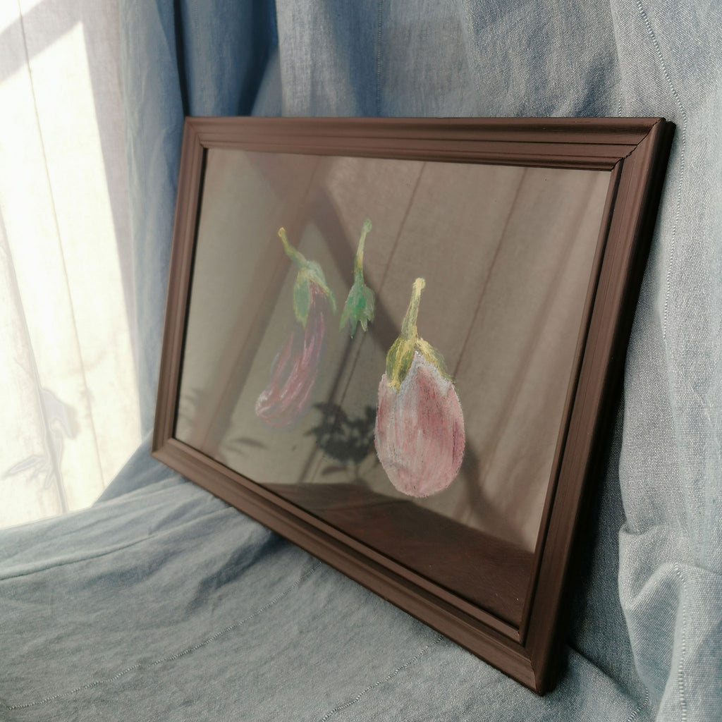 Three Aubergines, Original Artwork