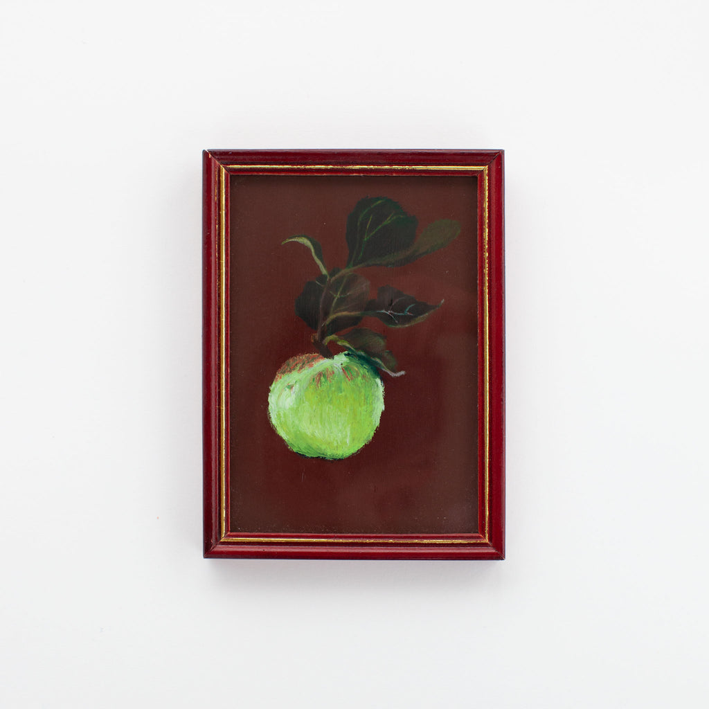 Apple with leaf, Original Artwork