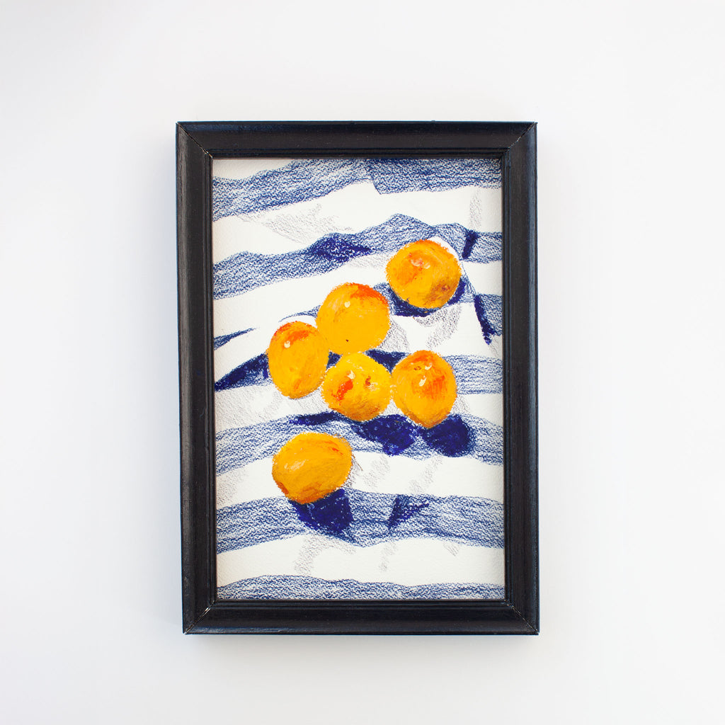 Apricots on Cloth, Original Artwork