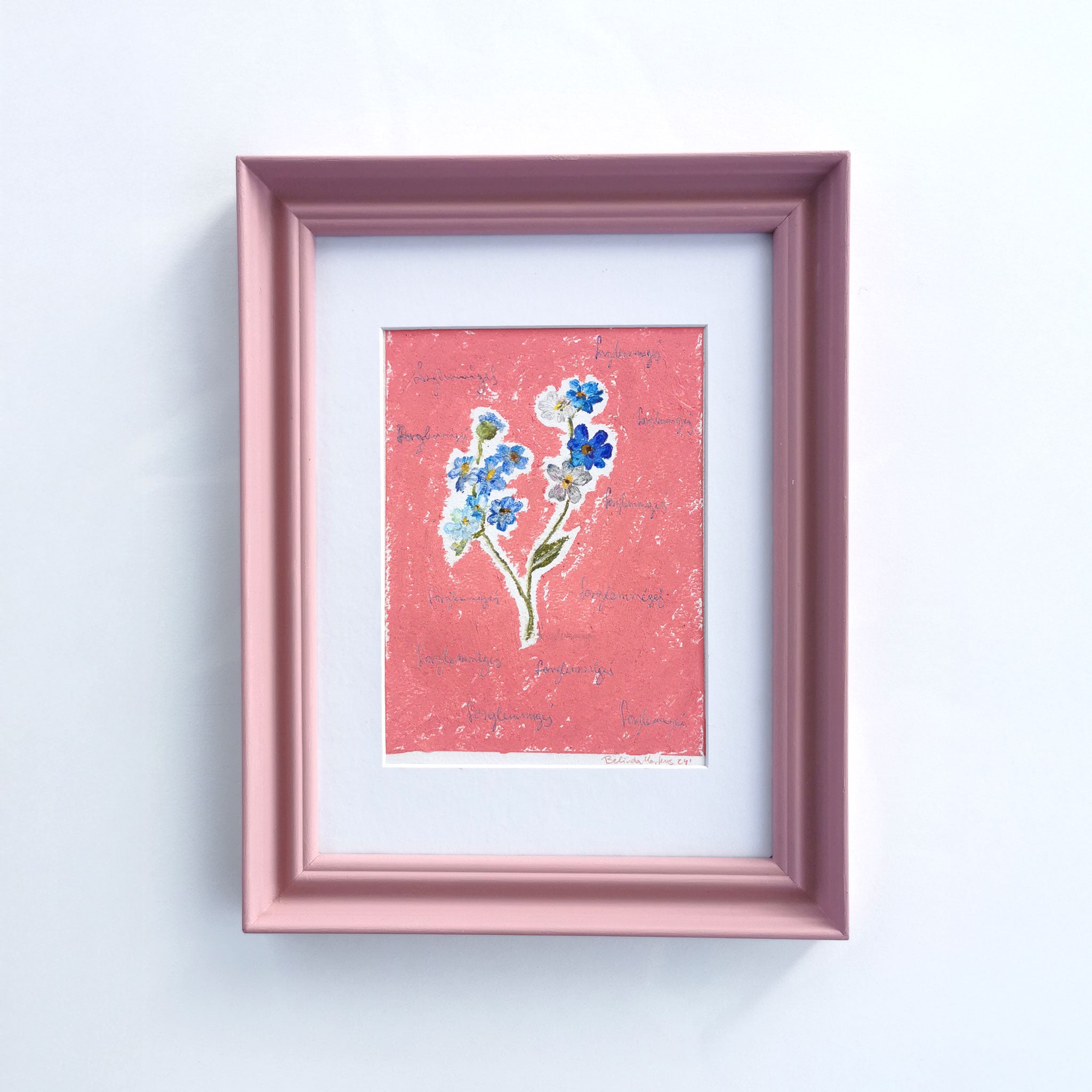 Vergissmeinnicht-Rosa, Original