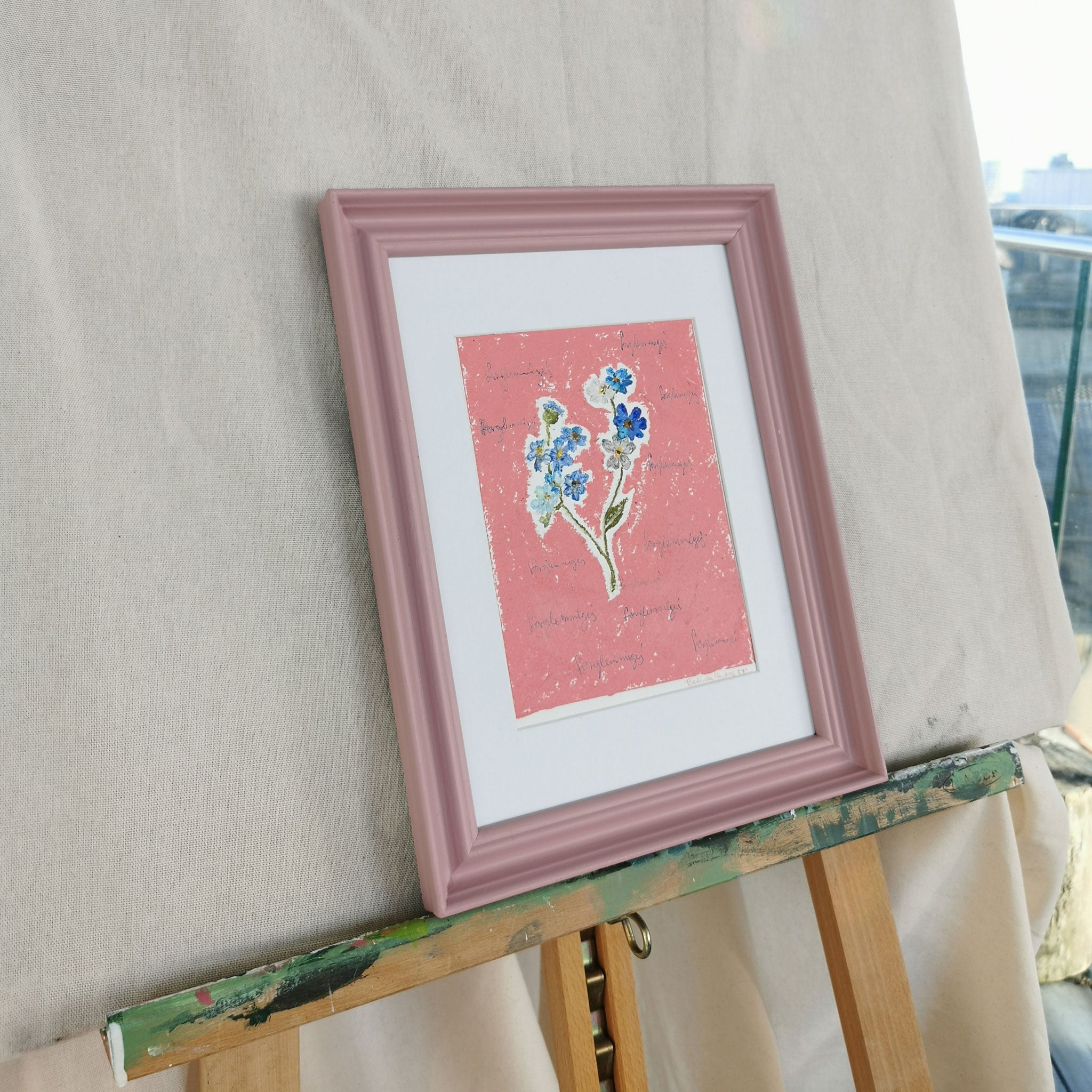 Vergissmeinnicht-Rosa, Original