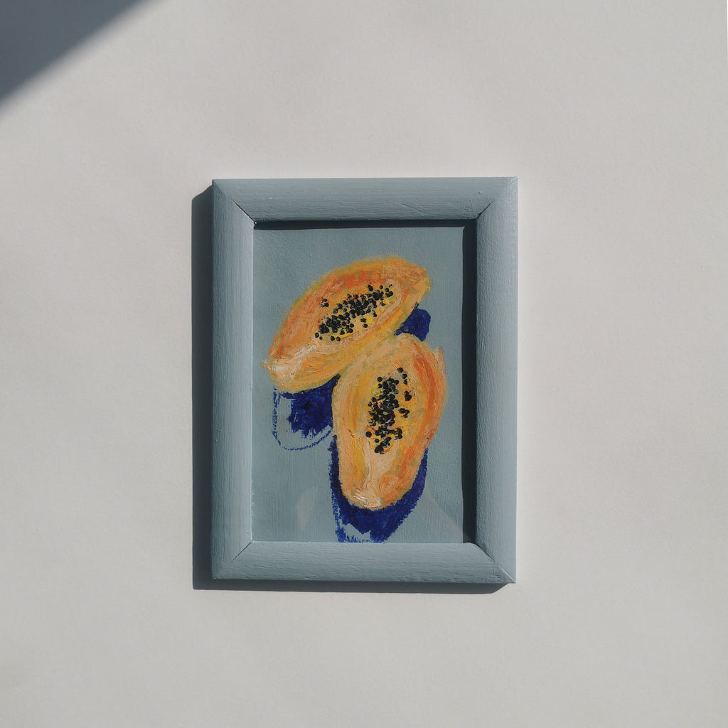 Papaya, Original Ölpastell