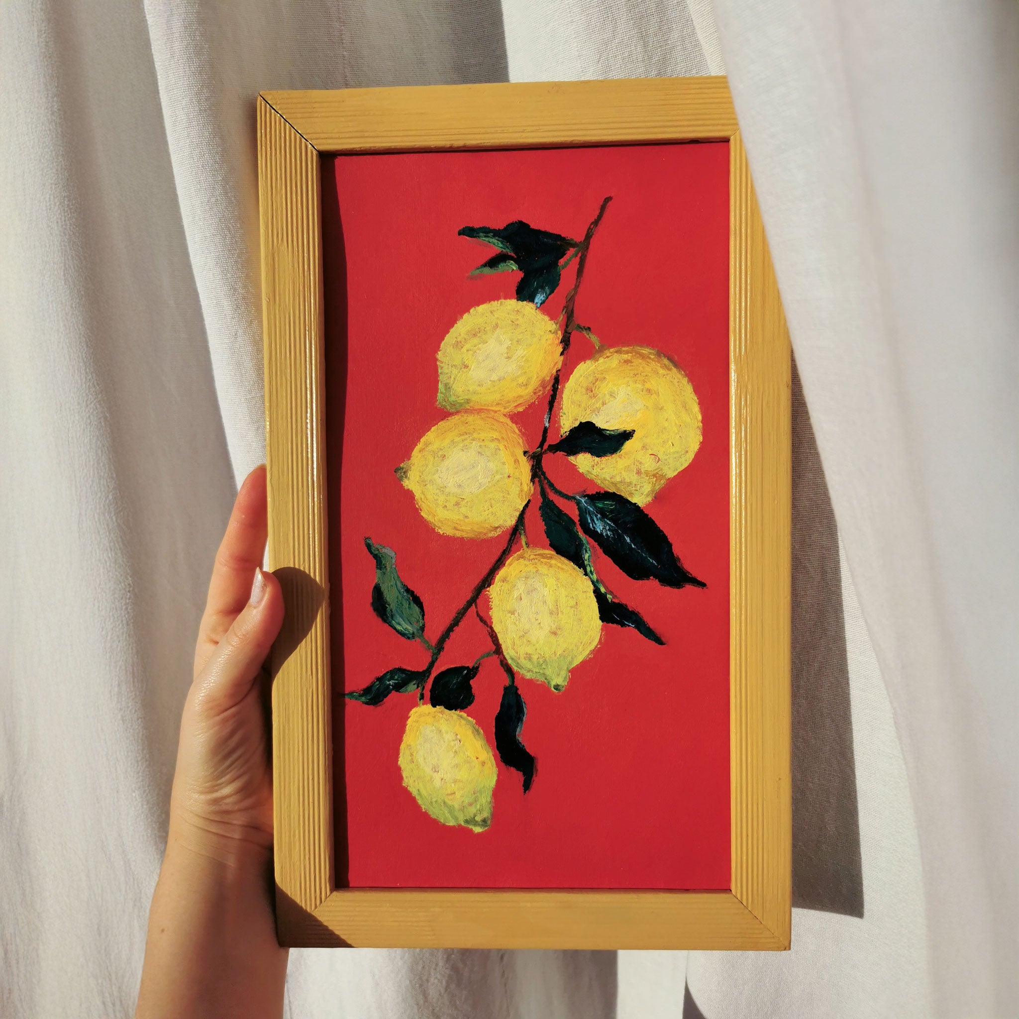 Leuchtende Zitronen, Originalkunstwerk