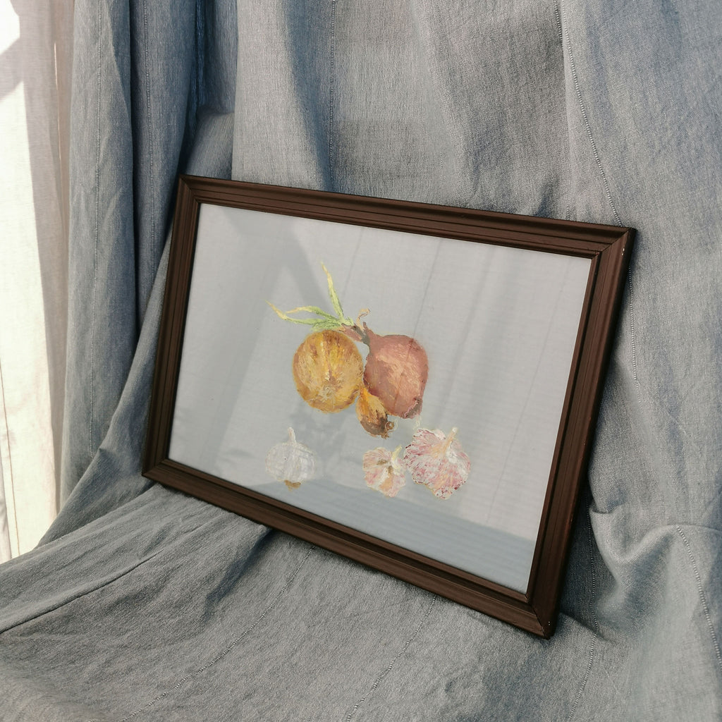 Onion Still Life, Original Artwork