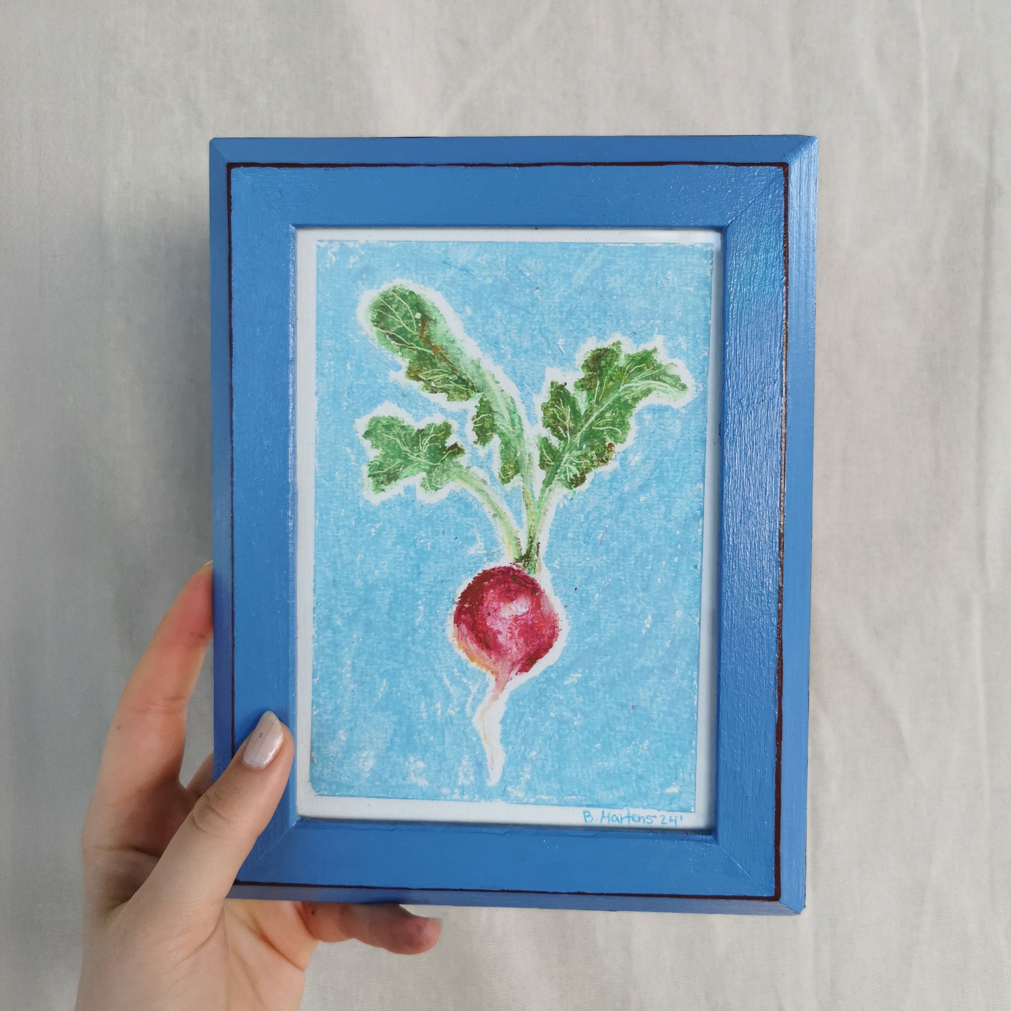 Blauer Rettich, Originalkunstwerk