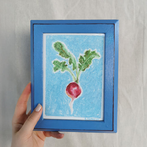 Blauer Rettich, Originalkunstwerk